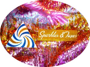 sparkles and taxes invite oval